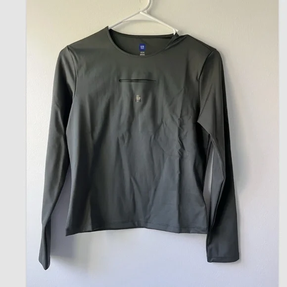 YZY Yeezy Gap Women’s Second Skin Long Sleeve Grey Size Medium New - Picture 2 of 6